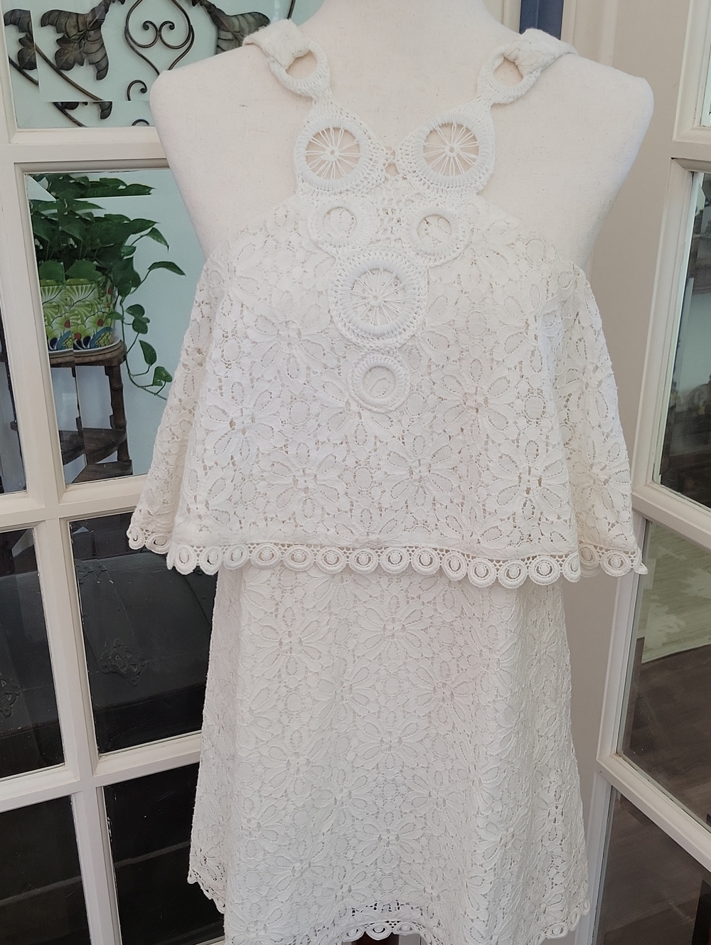NWT -- TOPSHOP Knit- Lace Dress | Size: 2